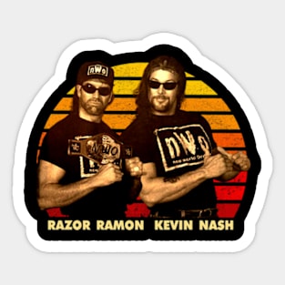 Kevin & Razor Ramon Sticker